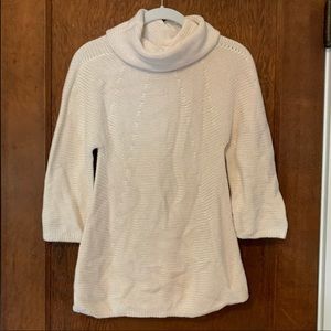 Talbots off white sweater